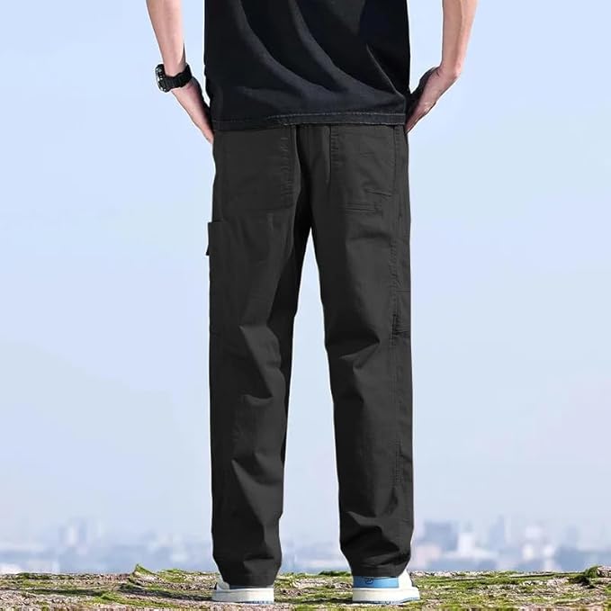 LUXON STYLE Men's Comfortable Loose-Fit Casual Pants for Daily Wear | Relaxed and Stylish Trousers"