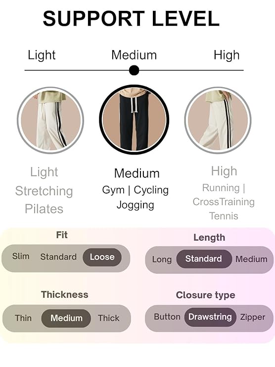 Glamora Men's Loose Mid-Rise Casual Trousers | Regular Fit Sports Trek Sweatpants | Plus Size & 2-Pack