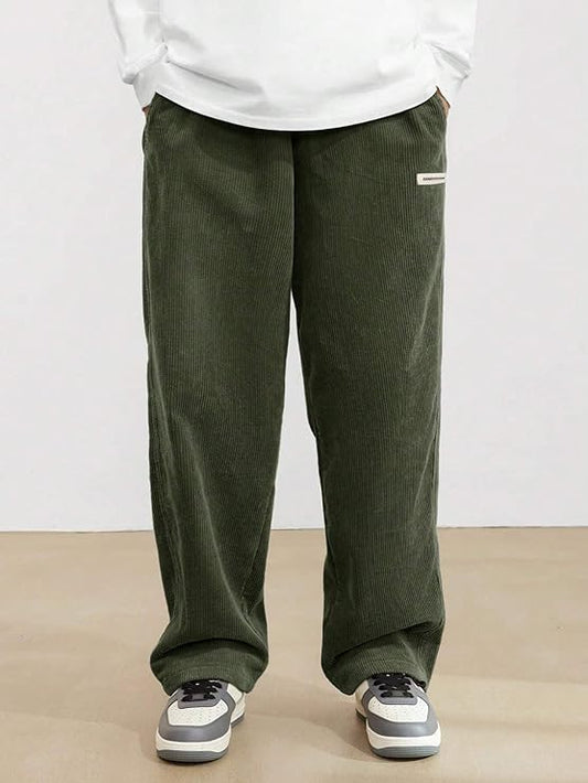 LUXTON STYLE Men's Comfortable Loose Fit Casual Pants for Daily Wear and Relaxed Style