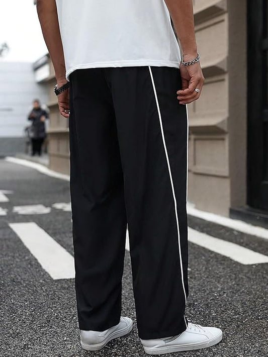 Lycra Track Pants for Men – Stretchable Loose Fit Gym Joggers