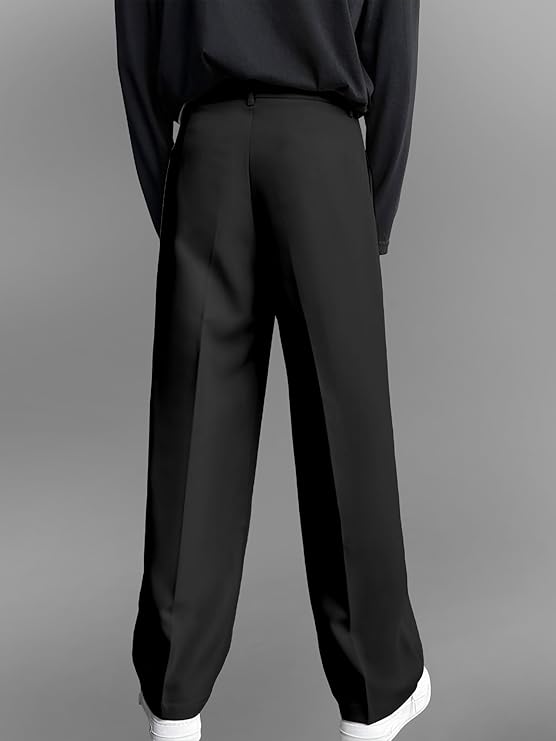 Flexon Men's Relaxed Fit Loose Pant for Casual, Lounge, and Daily Wear