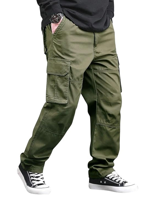 Laxiro Men’s Cotton Cargo Pants || Casual & Comfortable Cargos for Daily Wear (Cargo-46-49)