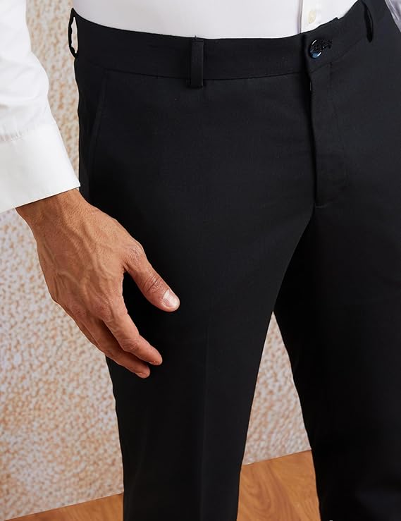 Ardent Gear Men's Stretchable Slim Fit Formal Trousers | Comfortable & Stylish Office Pants