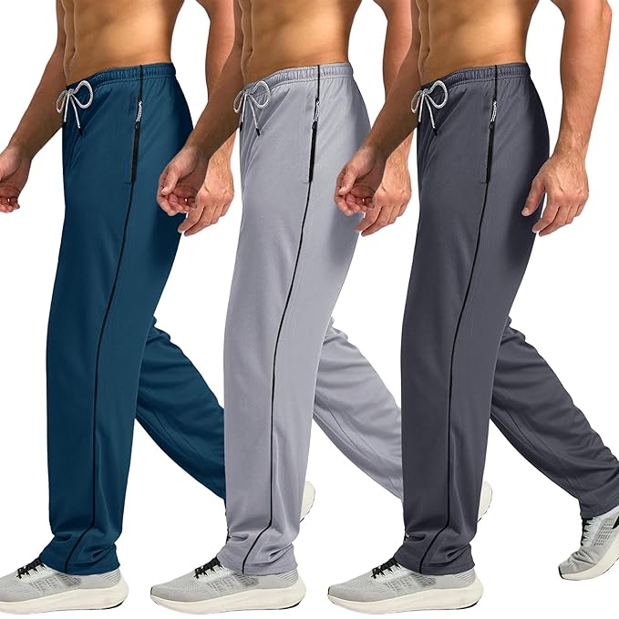 Pinkstone Track Pant for Men Spandex Regular Fit Active Jogger | Sports & Gym Wear | Pack of 3