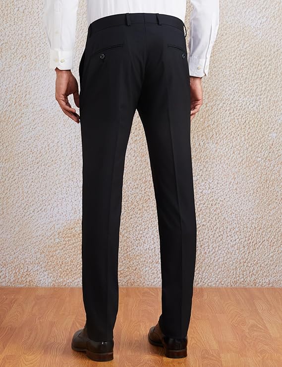 Ardent Gear Men's Stretchable Slim Fit Formal Trousers | Comfortable & Stylish Office Pants