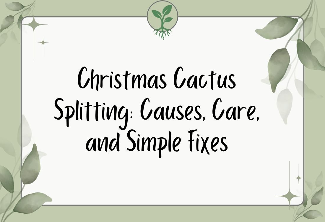 Christmas Cactus Splitting: Causes, Care, and Simple Fixes