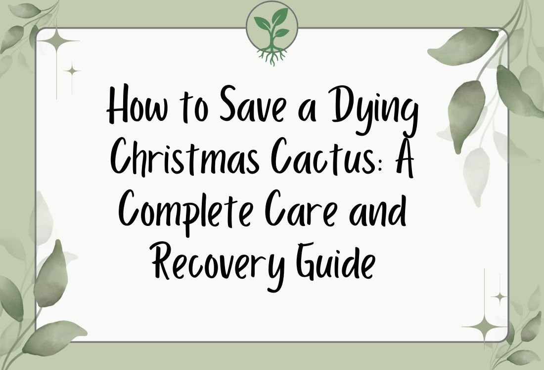 How to Save a Dying Christmas Cactus: A Complete Care and Recovery Guide