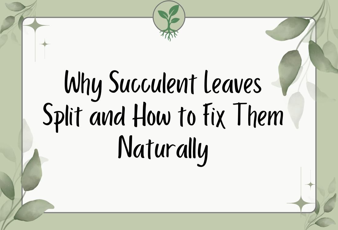 Why Succulent Leaves Split and How to Fix Them Naturally