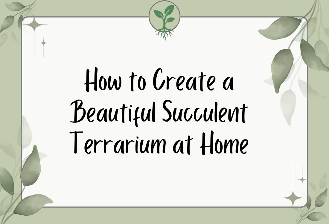 How to Create a Beautiful Succulent Terrarium at Home