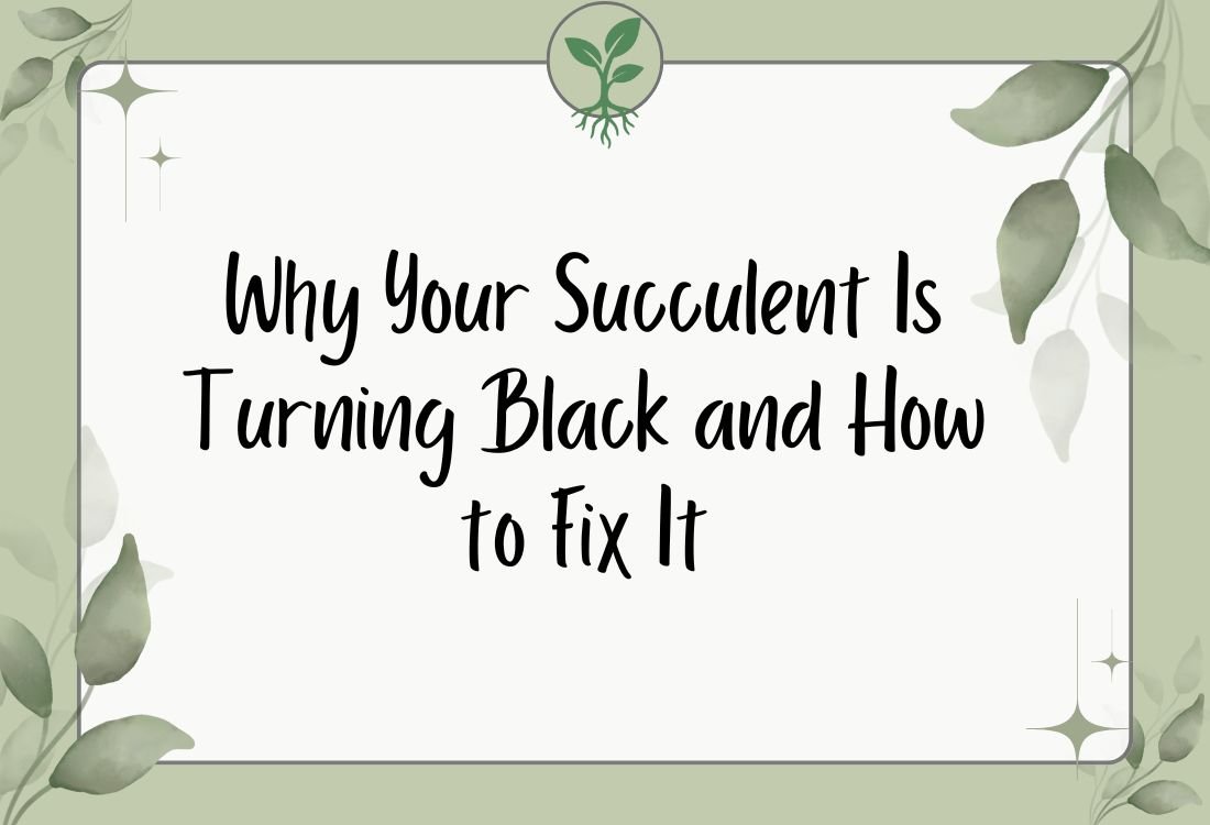 Why Your Succulent Is Turning Black and How to Fix It