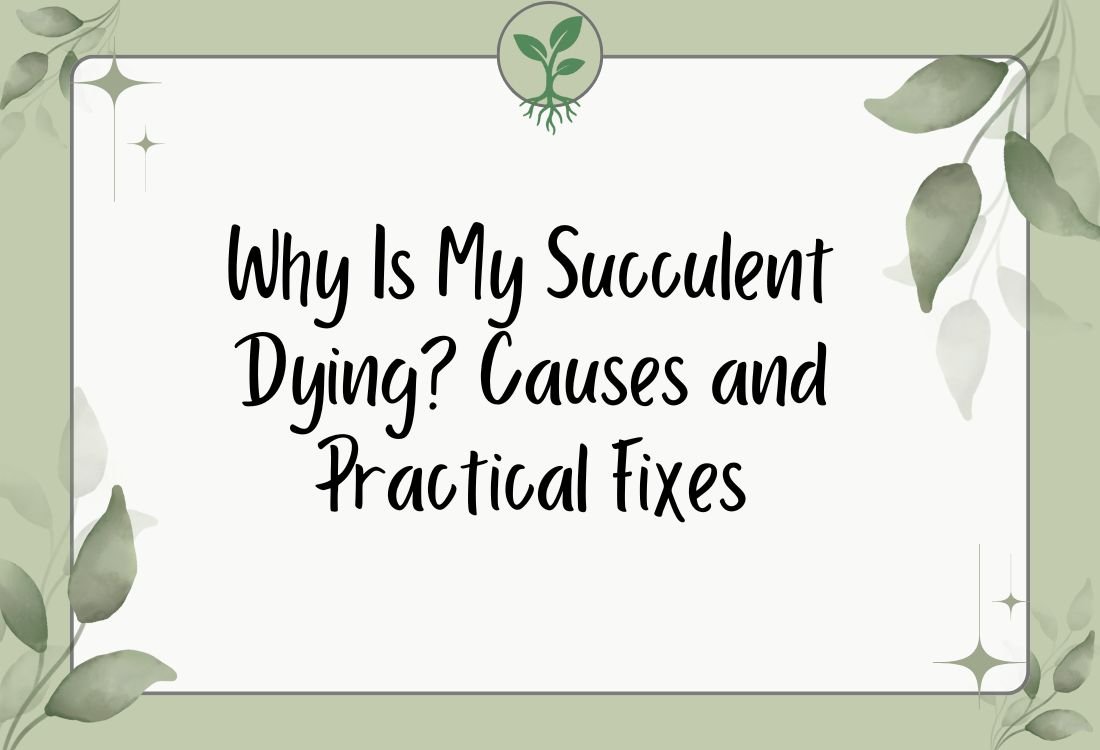 Why Is My Succulent Dying? Causes and Practical Fixes