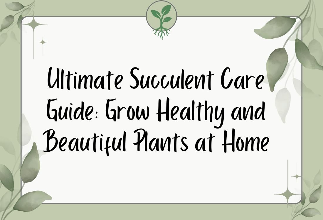 Ultimate Succulent Care Guide: Grow Healthy and Beautiful Plants at Home